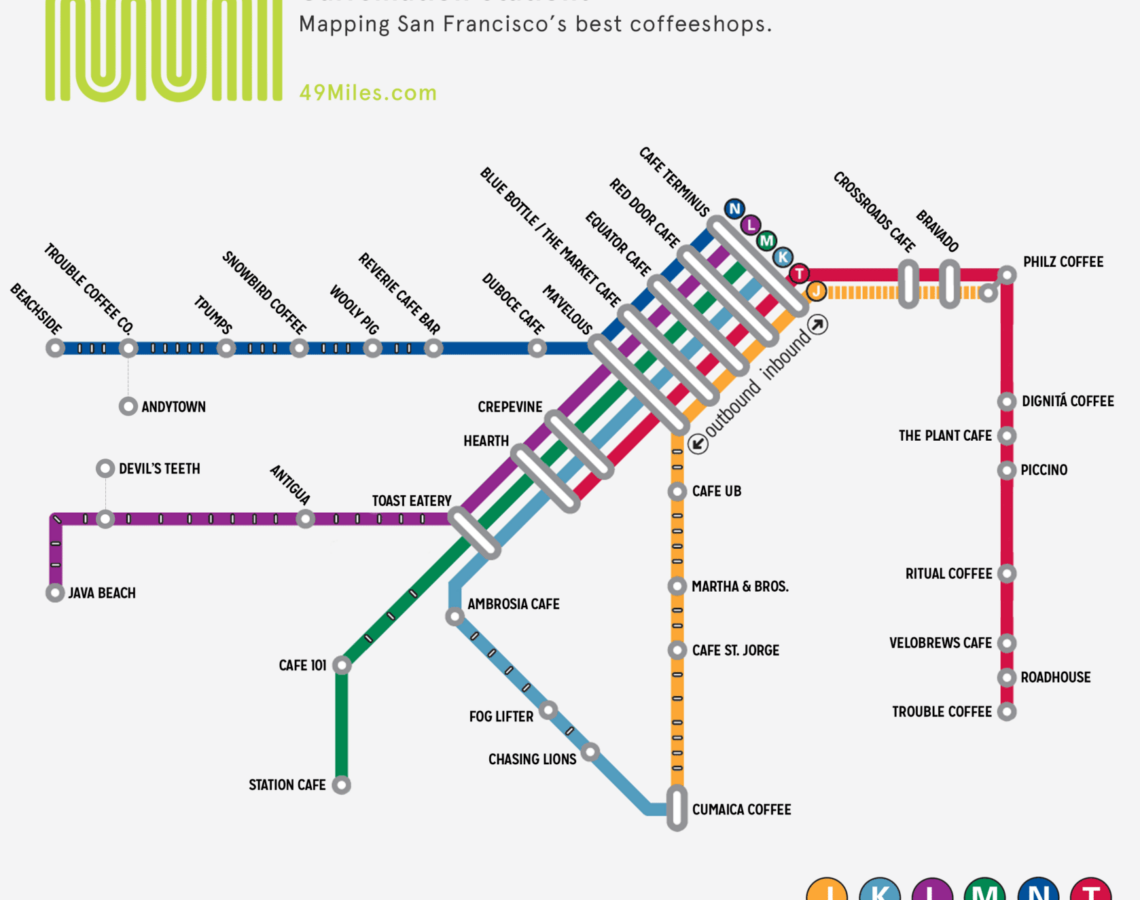 Muni Caffeination Stations [Map] | 49Miles.com