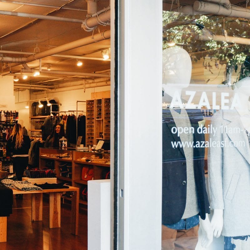 Carrying a mix of trendy and high-end brands, like APC and Comme des Garçons, Azalea is San Francisco's go-to spot for on-trend style.
